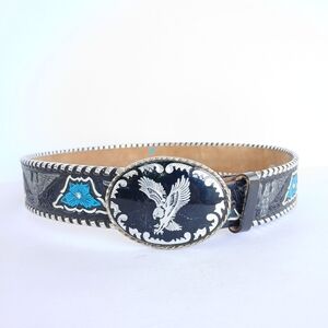 Mallory Genuine Leather Western Belt Size 36